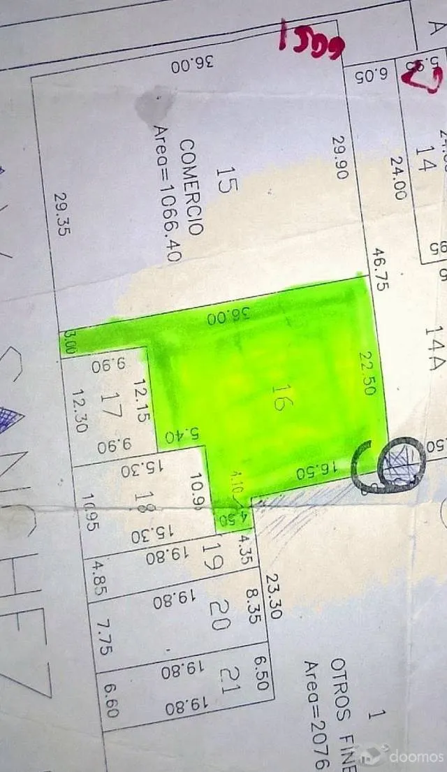 Venta de Terreno comercial. - 2