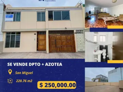 ID 0051 - SE VENDE DPTO – 2DO. PISO - SAN MIGUEL