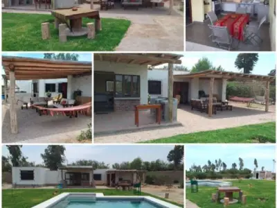 Casa de campo de 180 mts con un área de  1800 mts en condominio cerrado
