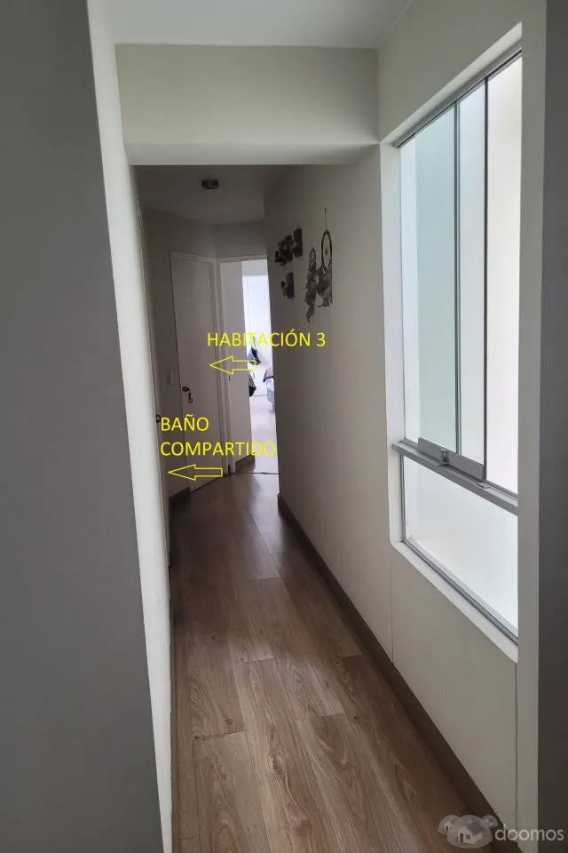 POR VIAJE DE OCASION VENDO DEPARTAMENTO DE 136 M2 Y 2 ESTACIONAMIENTOS TECHADOS — foto 3