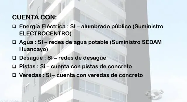 OPORTUNIDAD DE VENTA DE TERRENO EN EL CORAZON DE HUANCAYO — foto 4