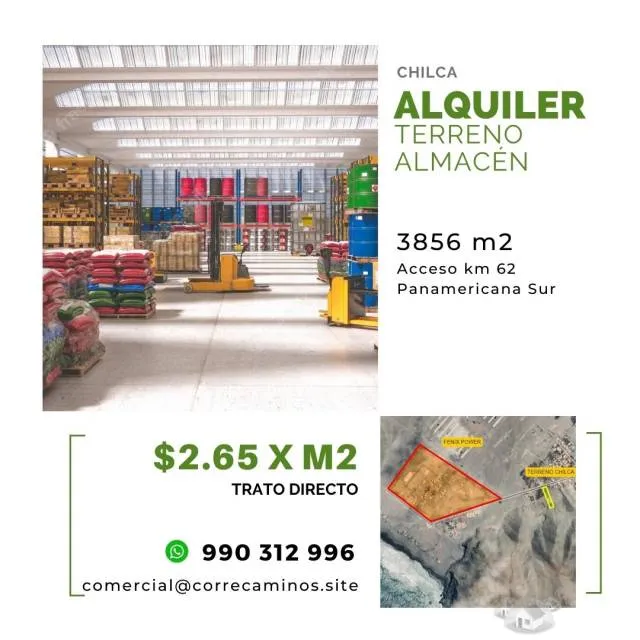ALQUILER TERRENO ALMACEN - 1