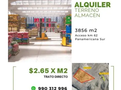 ALQUILER TERRENO ALMACEN