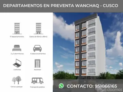 PREVENTA DEPARTAMENTOS URBANIZACIÓN MATEO PUMACAHUA - CUSCO
