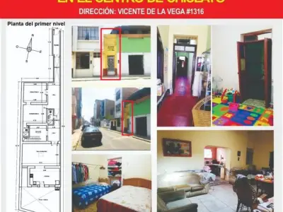 Remato casa en el centro de Chiclayo