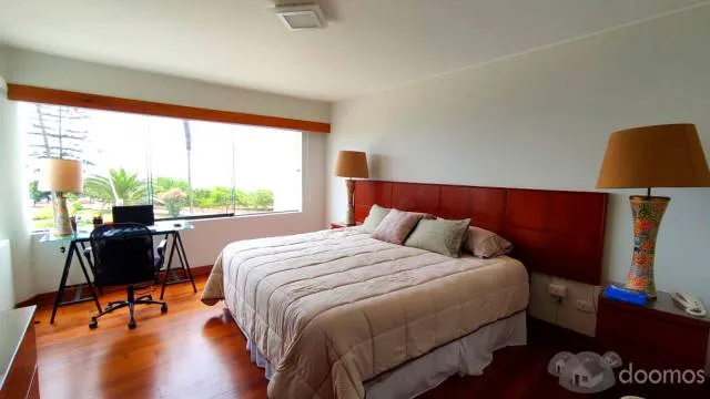 ALQUILO DEPARTAMENTO AMOBLADO CON VISTA AL MAR, 3 DORMITORIOS Y 2 COCHERAS — foto 1