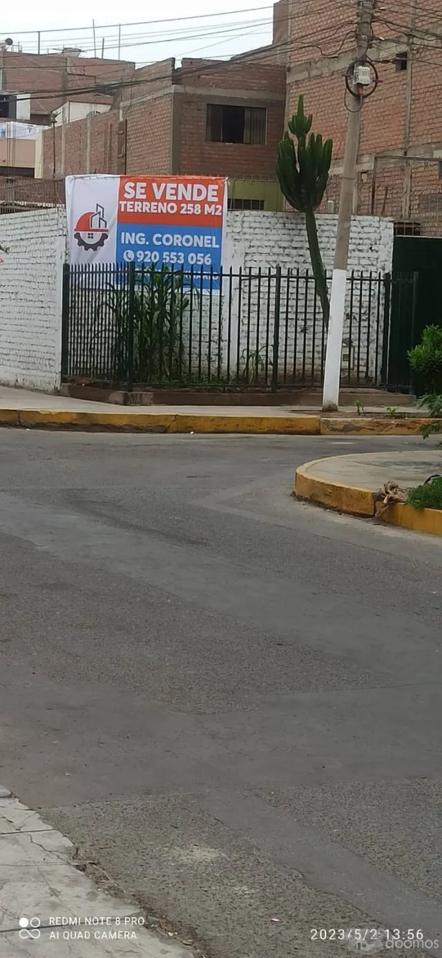 VENTA de terreno 258m2 posición ESTRATÉGICA en Los Olivos - 1