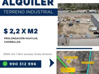 ALQUILER TERRENO INDUSTRIAL
