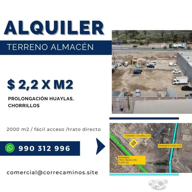 ALQUILER TERRENO ALMACEN - 1