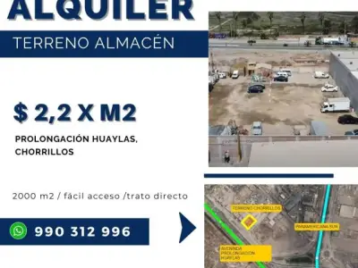 ALQUILER TERRENO ALMACEN