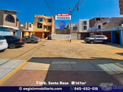 TERRENOS EN VENTA URB SANTA ROSA CERCA AVENIDA