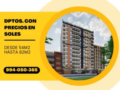 San Borja economico : dptos. estreno 2 y 3 dormitorios