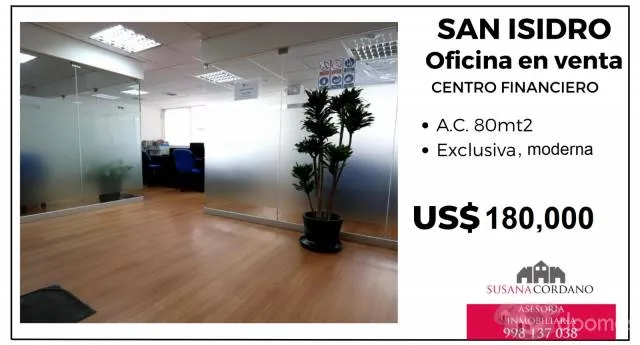 VENTA DE OFICINA MODERNA CENTRO FINANCIERO - 1