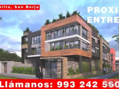 Duplex 187 m2 con terraza en Chacarilla San Borja limite con Surco