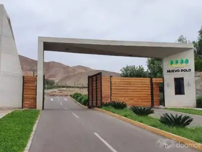VENDO TERRENO EN ESQUINA 219.57 M2 PARA CASA DE CAMPO O PLAYA EN CONDOMINIO NUEVO POLO KM. 73.5 PANAMERICANA SUR