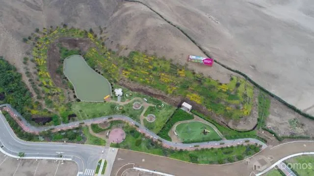 VENDO TERRENO EN ESQUINA 219.57 M2 PARA CASA DE CAMPO O PLAYA EN CONDOMINIO NUEVO POLO KM. 73.5 PANAMERICANA SUR — foto 3