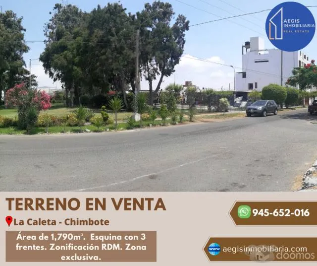 VENDO TERRENO LA CALETA CHIMBOTE - 1