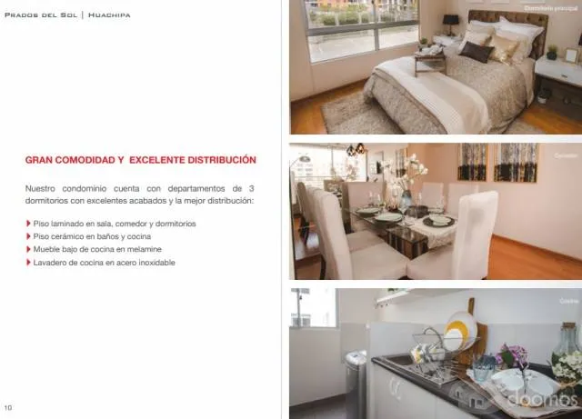 Departamento Condiminio Prados Del Sol - Huachipa, Ate - 5