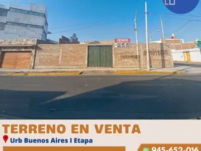 Terreno Esquina Urb Buenos Aires Nuevo Chimbote
