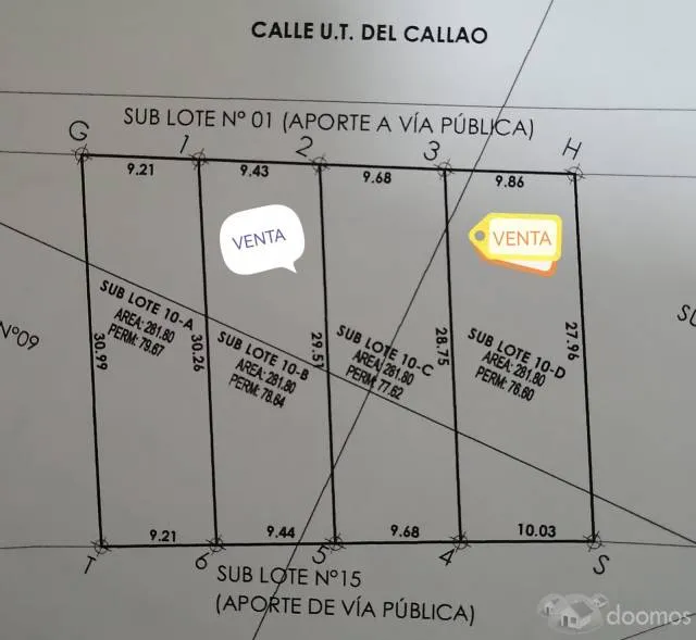 Se vende terreno de 281.80 m2 en prolongacion Bolognesi frente al colegio los ceibos - 5