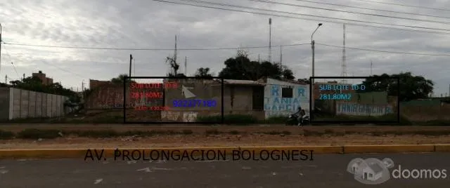 Se vende terreno de 281.80 m2 en prolongacion Bolognesi frente al colegio los ceibos - 6