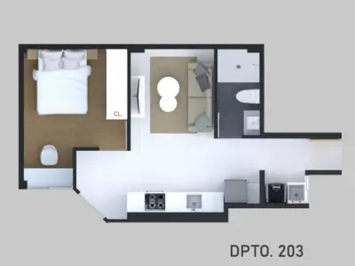 departamentos de 40m2