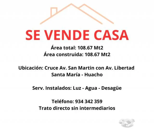 OFERTA - VENDO CASA EN HUACHO SANTA MARIA - 7