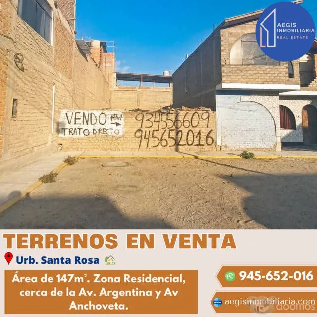 Terrenos En Urb Santa Rosa - 1