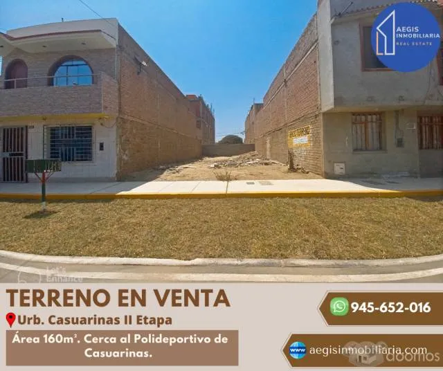 Vendo Terreno Urb Casuarinas - 1