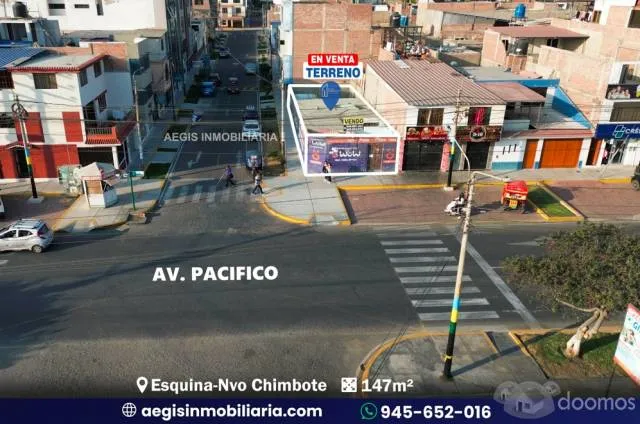 VENDO EN AV PACIFICO NUEVO CHIMBOTE CERCA PLAZA - 1