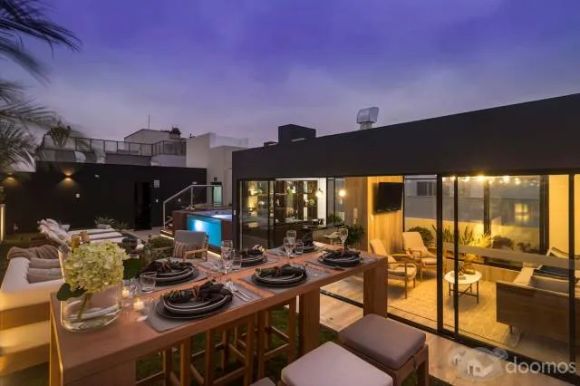 Alquilo precioso dpto. en Miraflores-Grimaldo. Full amoblado con piscina y gym. — foto 5