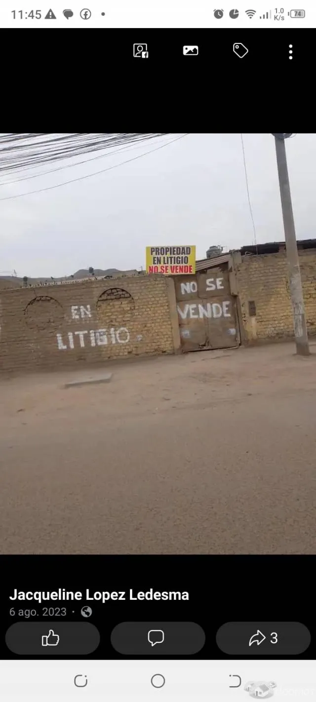 SE VENDE TERRENO OCUPADOPOR UNA PERSONA QUE NO QUIERE SALIR (925505661) — foto 3