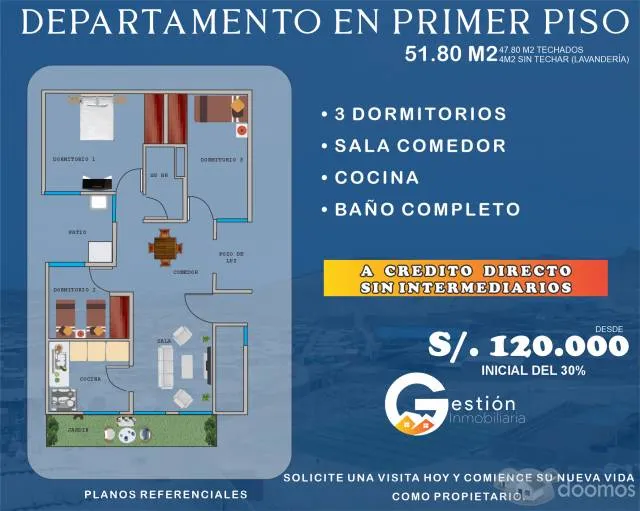 DEPARTAMENTOS A CREDITO DIRECTO SIN BANCOS — foto 6