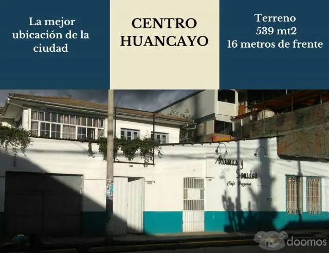 SE VENDE PROPIEDAD COMO TERRENO EN EL CENTRO DE HUANCAYO. UBUCACION IDEAL — foto 2