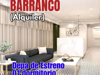 BARRANCO Departamento de estreno de un dormitorio.