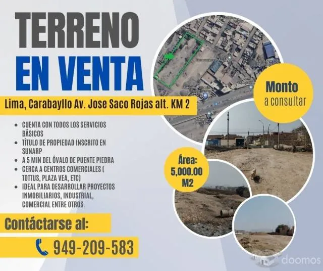 VENTA DE TERRENO  DE 5,000 M2 CON TITULO DE PROPIEDAD CELULAR : 949209583 HECTOR — foto 6