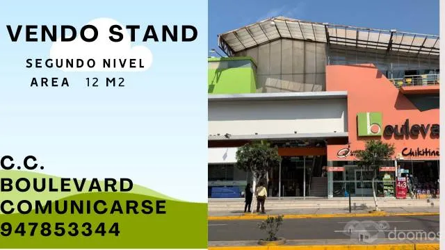 TRUJILLO, OCASIÓN VENDO STAND  CENTRO COMERCIAL BOULEVARD