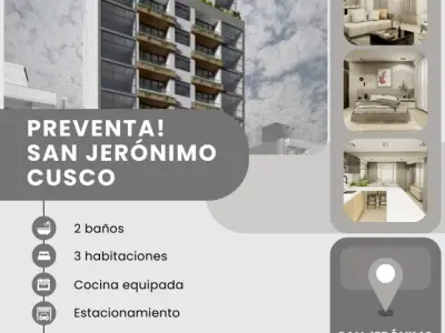Departamentos en preventa en San Jerónimo Cusco