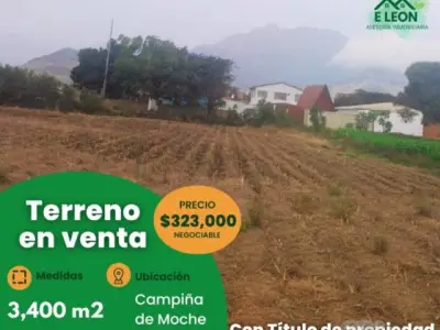 VENTA DE TERRENO MOCHE!!!!