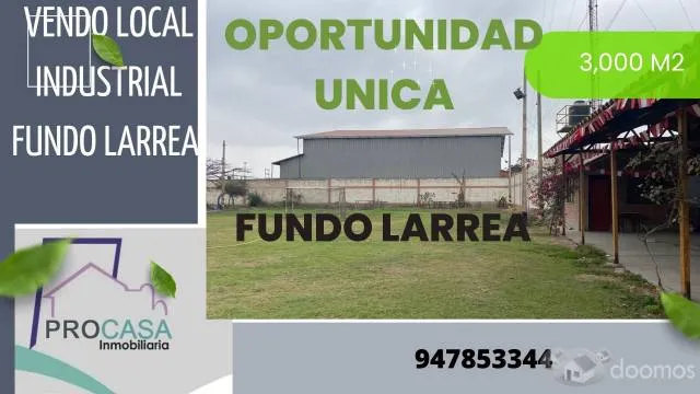 ¡GRAN OPORTUNIDAD! ALQUILER O VENTA DE LOCAL INDUSTRIAL – FUNDO LARREA ¡¡ - 10