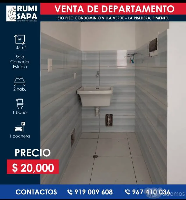Venta Departamento Condominio Villa Verde - La Pradera, Pimentel - 7