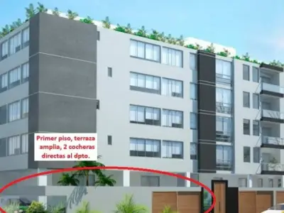 PRIMER PISO CON TERRAZA - VALLE HERMOSO - SURCO