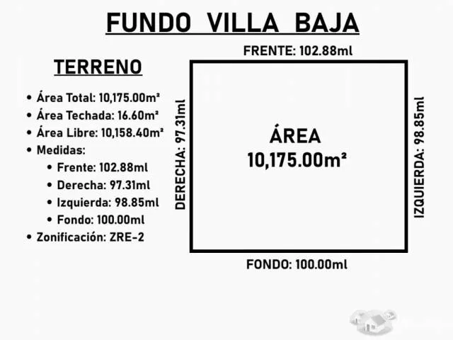 Chorrillos VILLA BAJA – Terreno de 10,175.00m² (zonificación ZRE-2) — foto 3