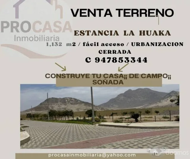 ¡¡GRAN OPORTUNIDAD¡ VENDO TERRENO CASA DE CAMPO ESTANCIA LA HUAKA - 6