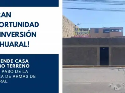 Terreno en venta en Huaral