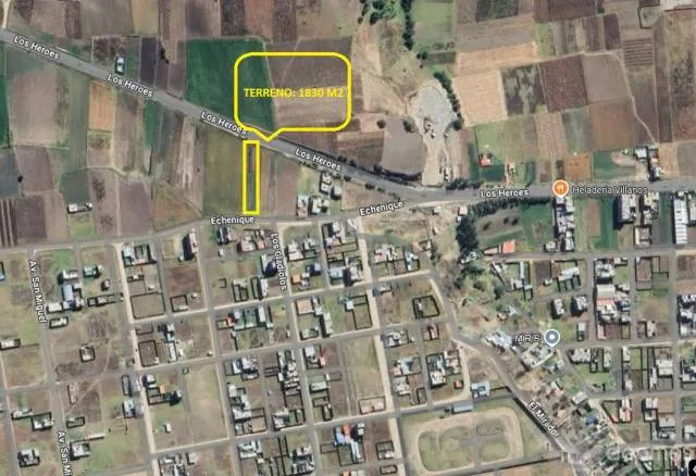OCASIÓN:  VENDO TERRENO DE 1,830 M² PISTA PRINCIPAL PARA NEGOCIO O VIVIENDA, CON TITULO DE PROPIEDAD — foto 2