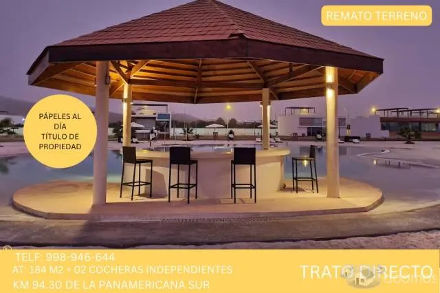 REMATO TERRENO DE PLAYA EN ASIA DE 184 MTS EN CONDOMINIO EXCLUSIVO — foto 2