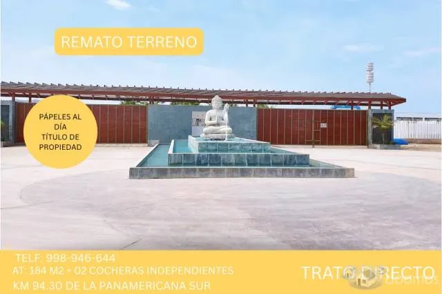 REMATO TERRENO DE PLAYA EN ASIA DE 184 MTS EN CONDOMINIO EXCLUSIVO — foto 3