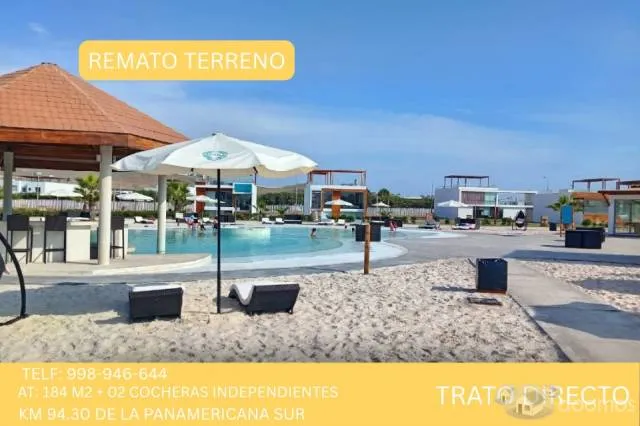 REMATO TERRENO DE PLAYA EN ASIA DE 184 MTS EN CONDOMINIO EXCLUSIVO — foto 4