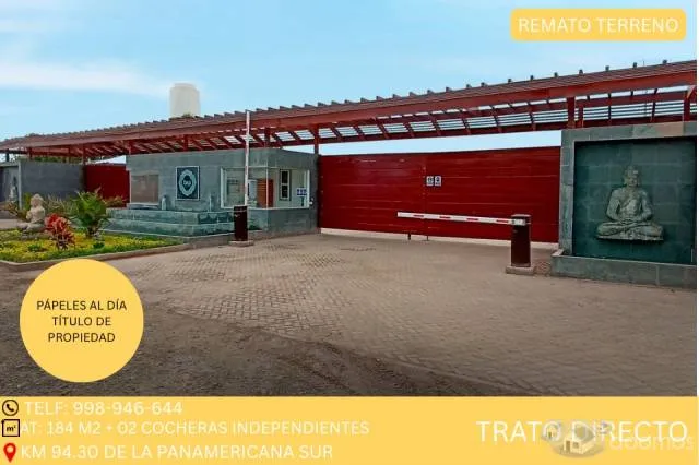 REMATO TERRENO DE PLAYA EN ASIA DE 184 MTS EN CONDOMINIO EXCLUSIVO — foto 5